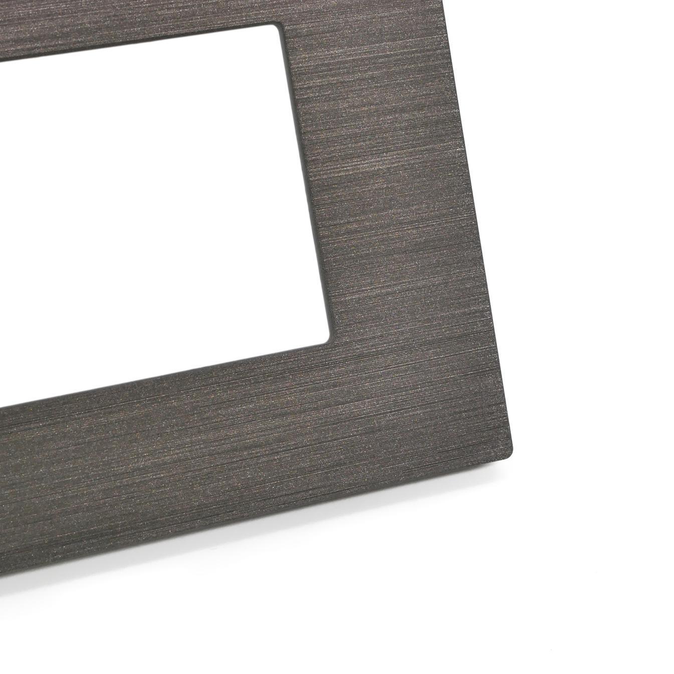 PLACCA TECNOPOLIMERO SPAZZOLATO M6003SL-7 T2-GEM 3P TESTA DI