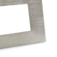 PLACCA TECNOPOLIMERO SPAZZOLATO M6004SL-4 GEM 4P SABBIA