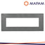 PLACCA TECNOPOLIMERO SPAZZOLATO M6007SL-8 GEM 7P GRIGIO