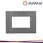 PLACCA TECNOPOLIMERO SPAZZOLATO M5003SL-8 JOY 3P GRIGIO