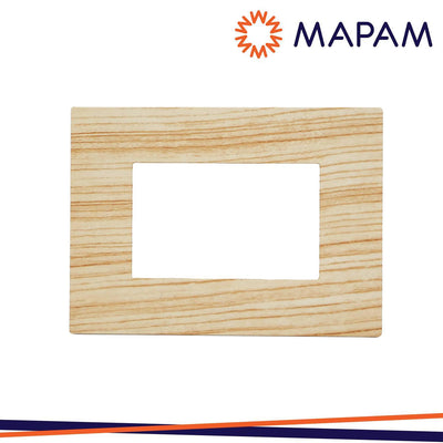 PLACCA TECNOPOLIMERO SPAZZOLATO M5003SL-17 JOY 3P ABETE