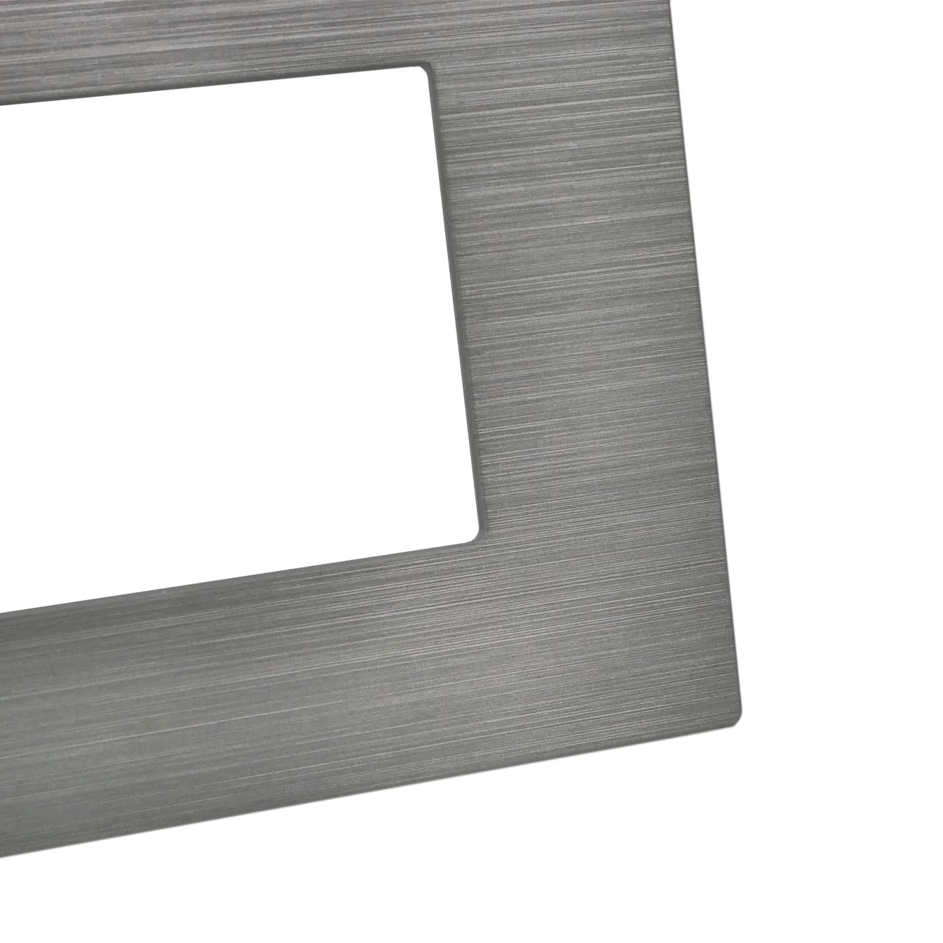 PLACCA TECNOPOLIMERO SPAZZOLATO M5003SL-20 T3-JOY 3P PLATINO