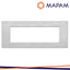 PLACCA TECNOPOLIMERO SPAZZOLATO M5006SL-9 JOY 6P SILVER