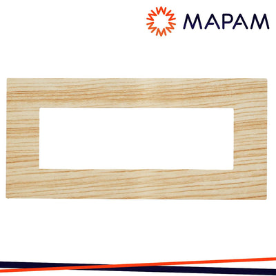 PLACCA TECNOPOLIMERO SPAZZOLATO M5006SL-17 JOY 6P ABETE