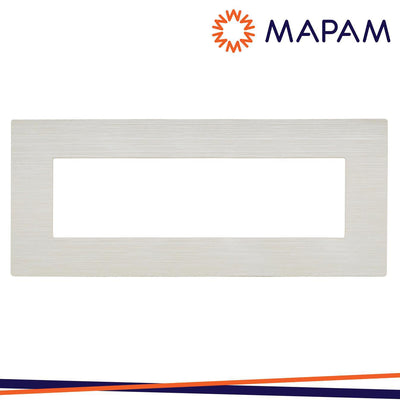 PLACCA TECNOPOLIMERO SPAZZOLATO M5006SL-21 JOY 6P PERLA