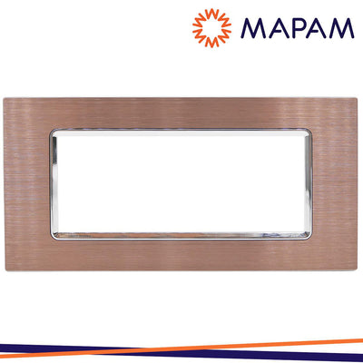 PLACCA ALLUMINIO M5006LL-6 JOY 6P BRONZO