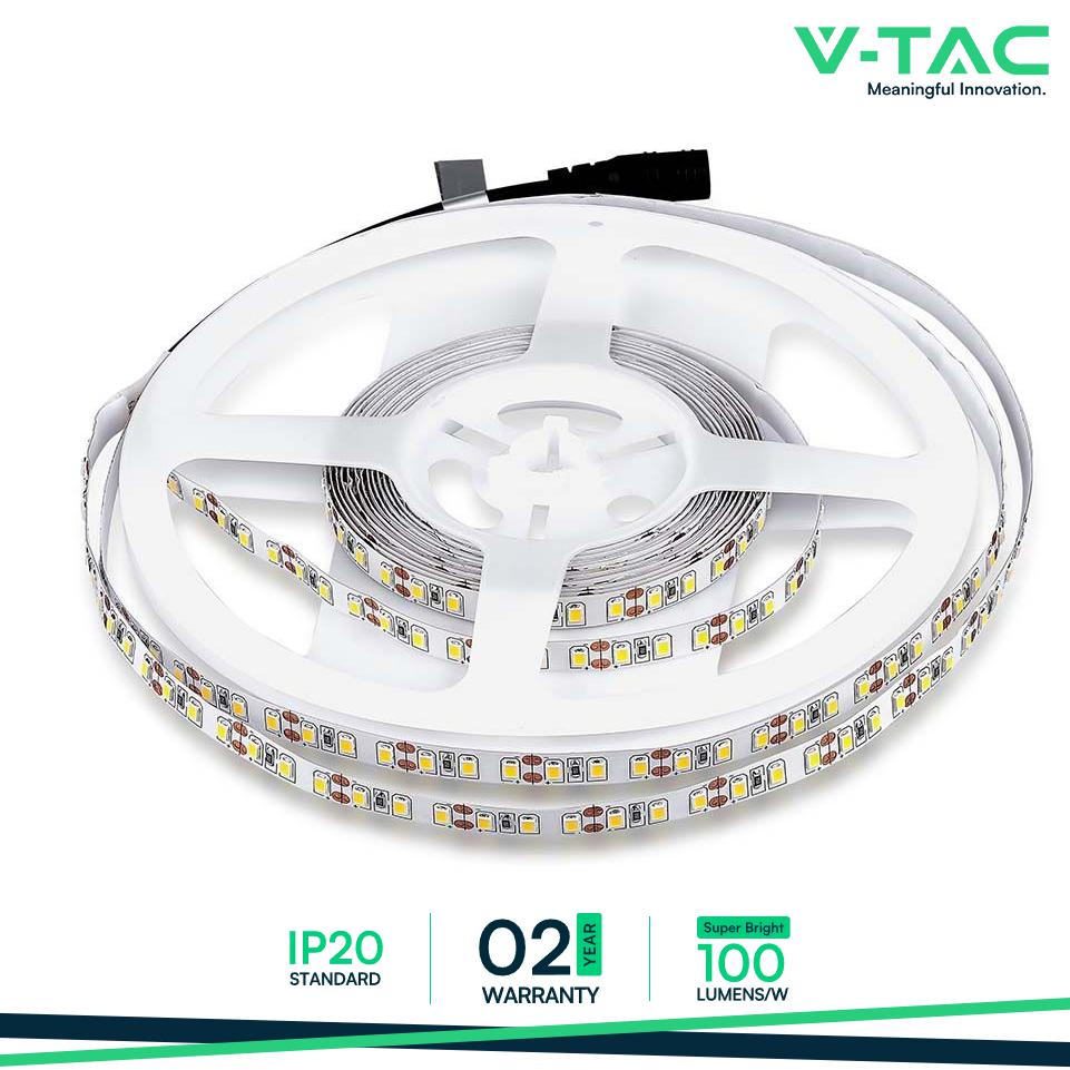 LED STRISCIA SMD3528 120 LEDS HIGH LUMEN 4000K IP20