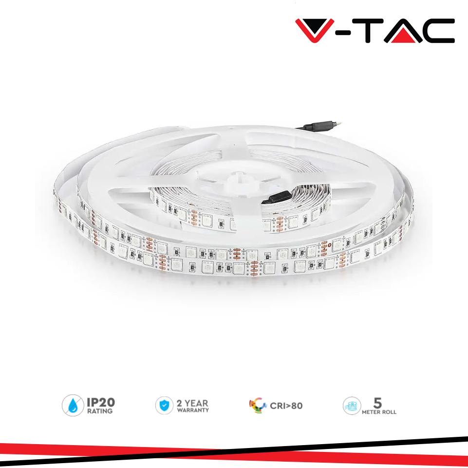 LED STRISCIA SMD5050 60 LEDS BLUE IP20