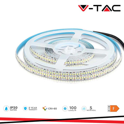 LED STRISCIA SMD2835 240 LEDS HIGH LUMEN 6400K IP20