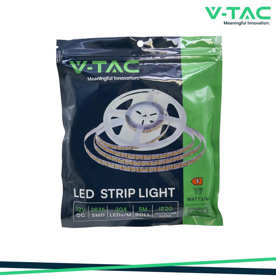 LED STRISCIA SMD2835 204 LEDS HIGH LUMEN 4000K IP20
