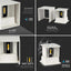 11W LED WALL LAMP BRIDGELUX CHIP WHITE CORPO BIANCO 4000K