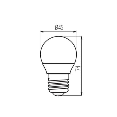 LAMPADINA LED IQ-LED G45E27 4,2W-CW - KANLUX