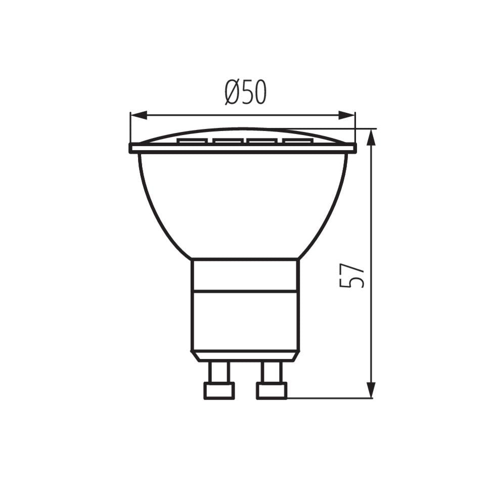 LAMPA LED GU10 N LED 6W-WW - KANLUX