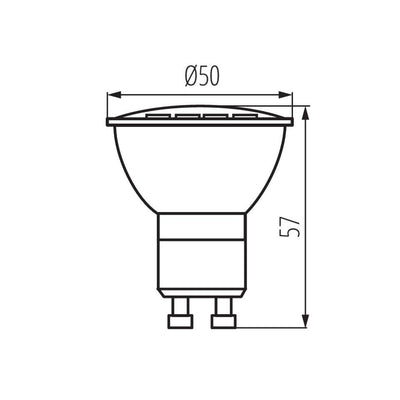 LAMPA LED GU10 N LED 6W-NW - KANLUX