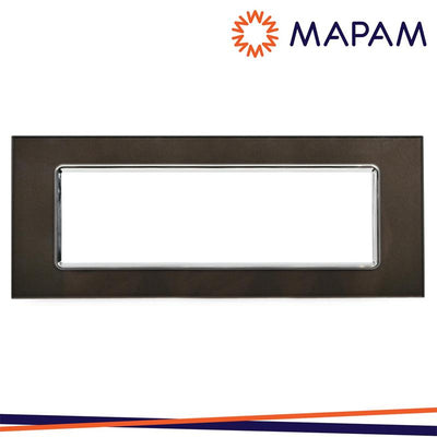 PLACCA VETRO T2 6007BL-6 7P TESTA DI MORO