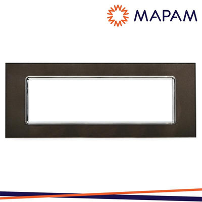 PLACCA VETRO T2 6007BL-6 7P TESTA DI MORO