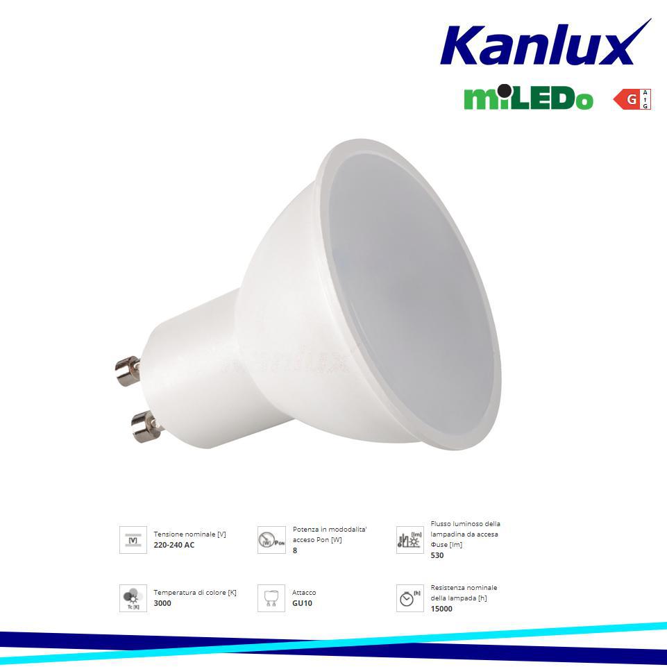 LAMPA LED GU10 N LED 8W-CW - KANLUX