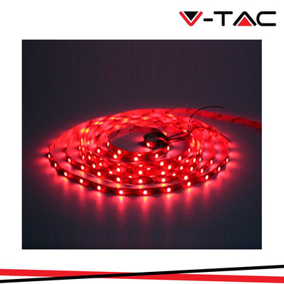 LED STRISCIA SMD3528 60 LEDS RED IP65