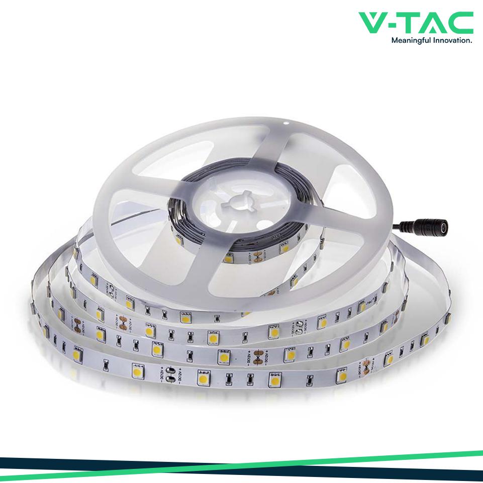 LED STRISCIA SMD5050 30 LEDS 6400K IP20