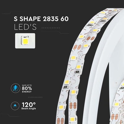 LED STRISCIA 2835 60 LED 12V IP20 3000K