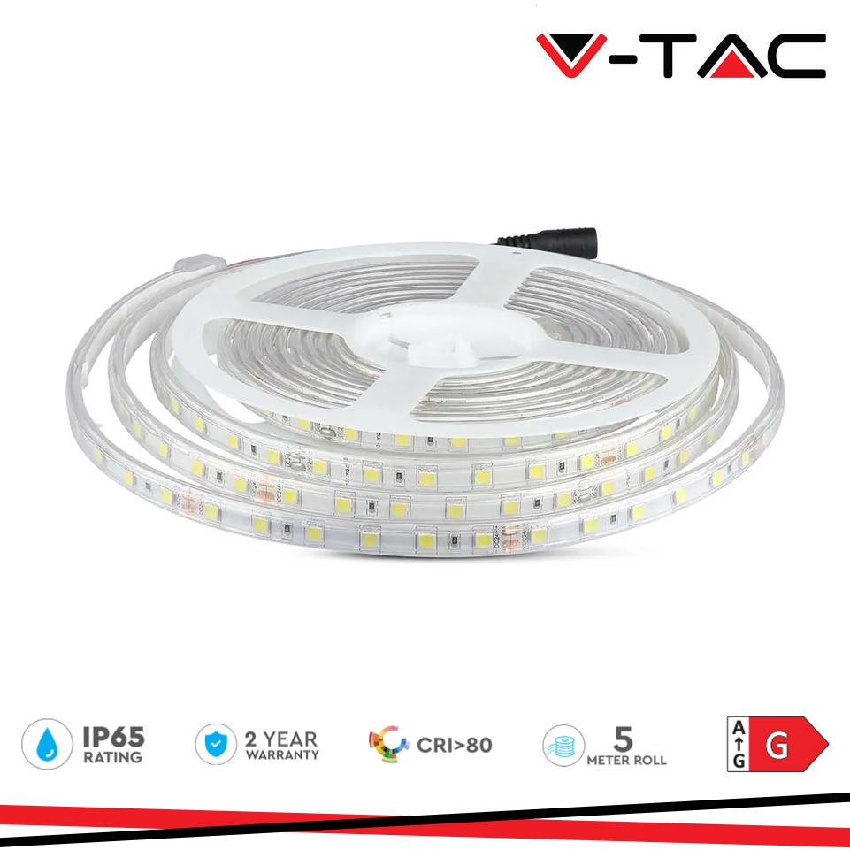 LED STRISCIA 5050 60 LED 24V IP65 4000K