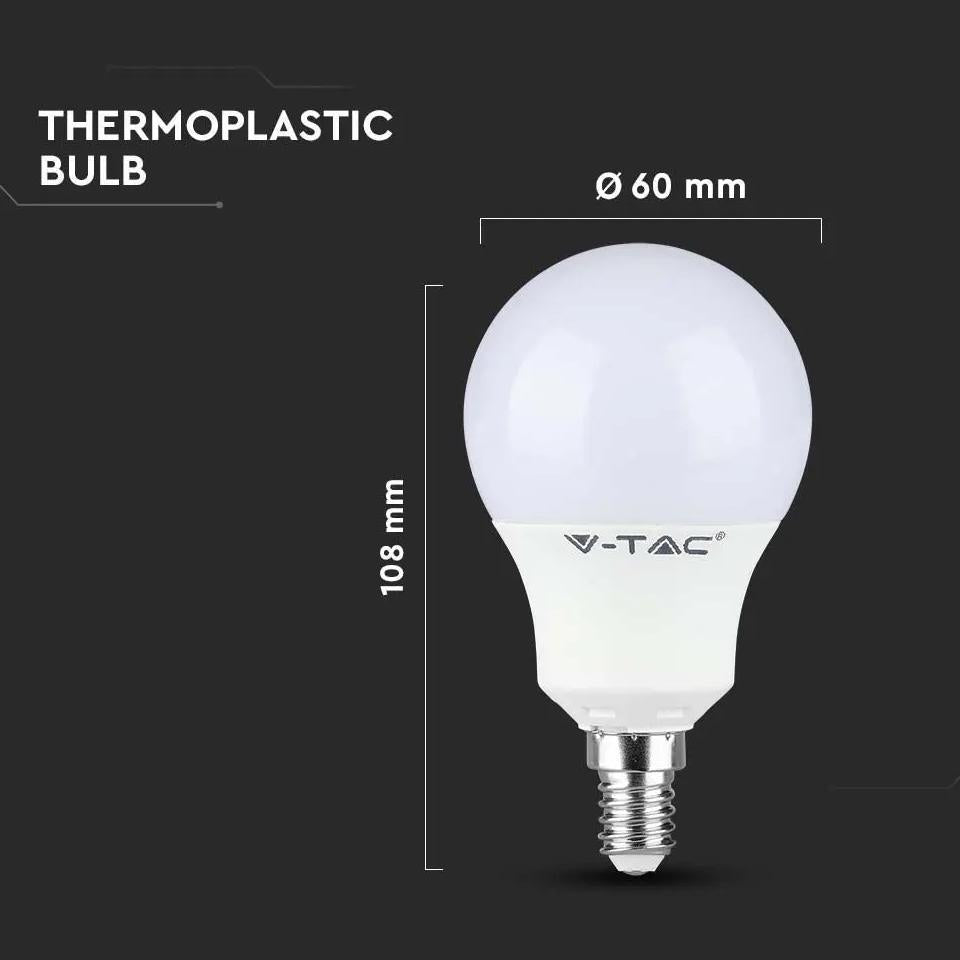 LED LAMPADINA SAMSUNG CHIP 8.5W E14 P45 PLASTICA 4000K