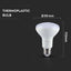 LED LAMPADINA SAMSUNG CHIP 11W E27 R80 PLASTICA 3000K