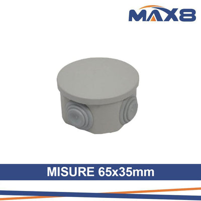 CASSETTA DERIV.C/PASSACAVO TO NDA D.65MM IP44