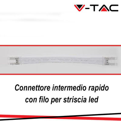 QUICK MIDDLE CONNECTOR WITH WIRE FOR LED STRISCIA SKU2880