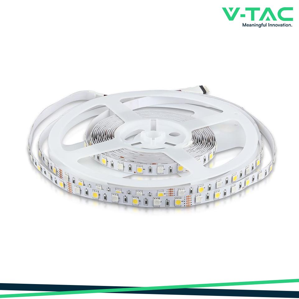 LED STRISCIA 5050 60 LEDS 12V IP20 RGB 4000K