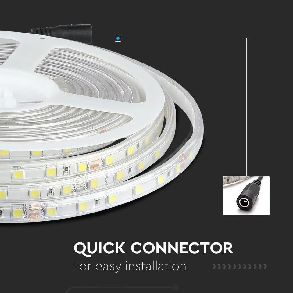 LED STRISCIA 5050 60 LEDS 24V IP65 6500K