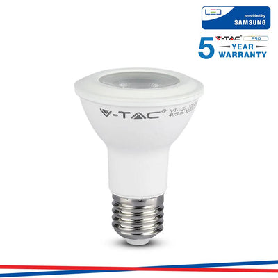 LED LAMPADINA SAMSUNG CHIP 5.8W E27 PAR20 PLASTICA 6500K