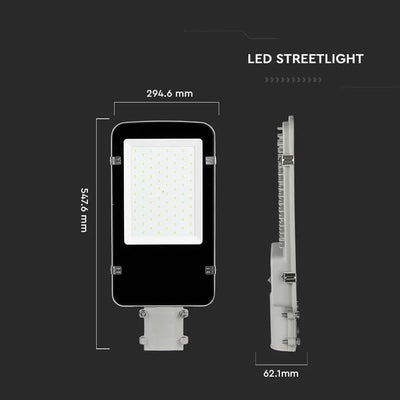 LED ARMATURA STRADALE SAMSUNG CHIP A++ 5 ANNI WARRANTY 100W CORPO GRIGIO 6500K