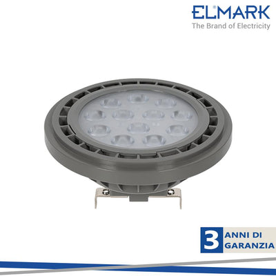 LED LAMPADA AR111 HIGH POWER 11W G53 220V AC BIANCO DIMMERABILE