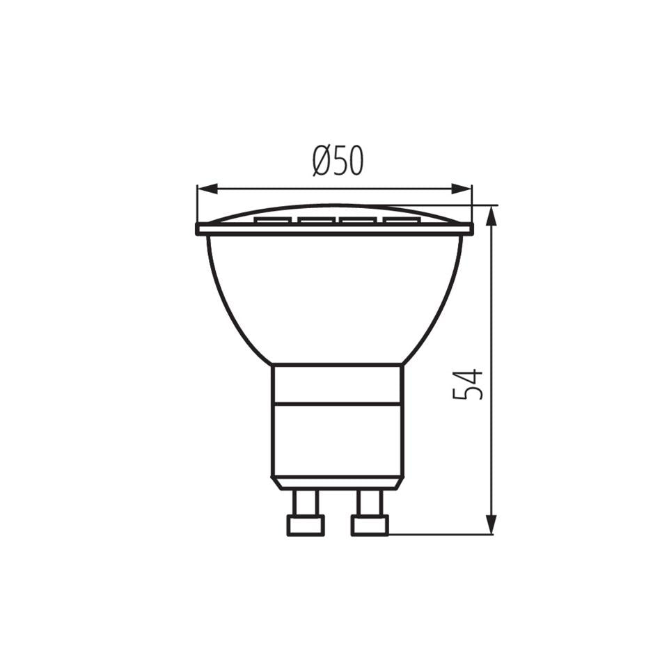 LAMPADINA LED TOMIV2 6,5W GU10-WW - KANLUX