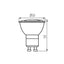 LAMPADINA LED TOMIV2 6,5W GU10-NW - KANLUX