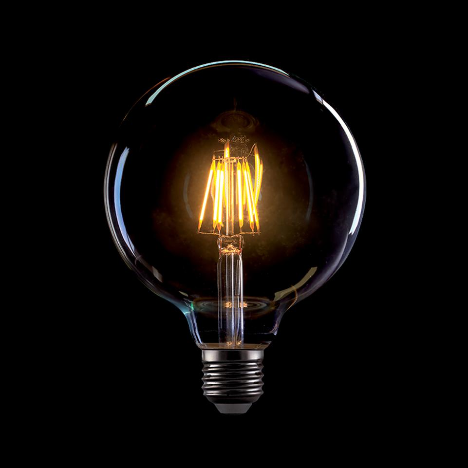 LED LAMPADA VINTAGE DIMMERABILE G125-8W E27 2800-3200K