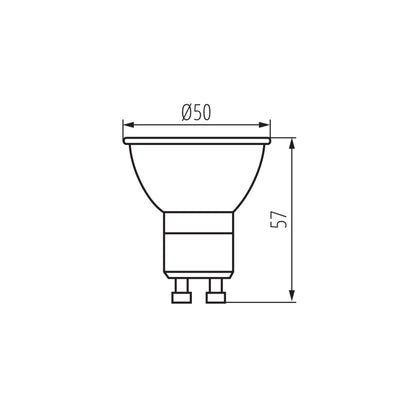 LAMPADINA LED IQ-LEDDIM GU10 7W-NW - KANLUX