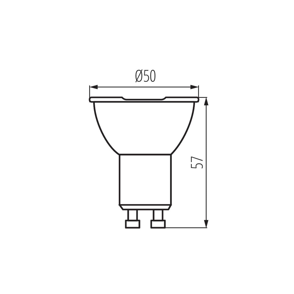 LAMPADINA LED IQ-LED GU10 6,5W-NW - KANLUX