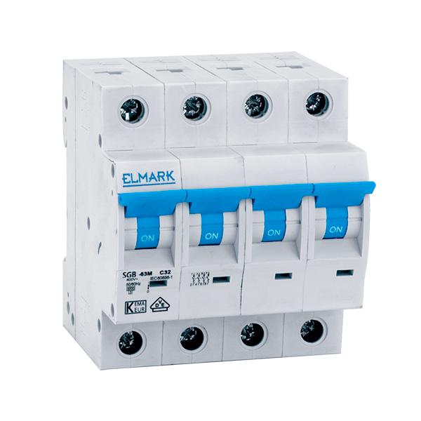 INTERRUTTORE AUTOMATICO C64N   4P 6KA C40A CURVA C