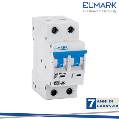 INT.MAGNETOTERMICO MCB C16A 6KA C62N 2P CURVA C