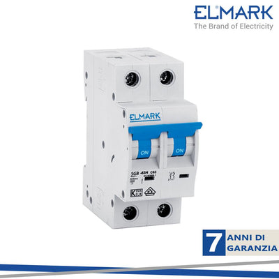 INT. MAGNETOTERMICO MCB C10A 6KA C62N 2P CURVA C