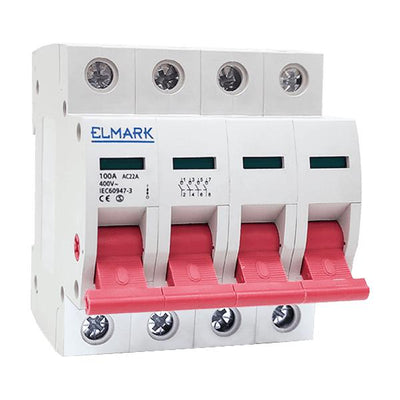 INTERRUTTORE SEZIONATORE 4X63A 4 MODULI