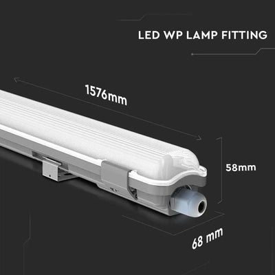 PLAFONIERA IMPERMEABILE PC/PC 2X1500MM 18PCS/BOX