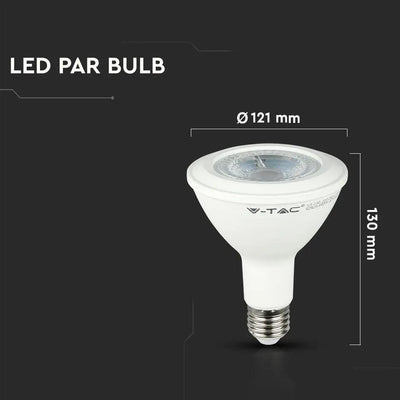 LED LAMPADINA SAMSUNG CHIP 12.8W E27 PAR38 PLASTICA 4000K