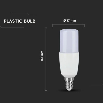 LED LAMPADINA SAMSUNG CHIP 8W   E14 T37 PLASTICA 6500K
