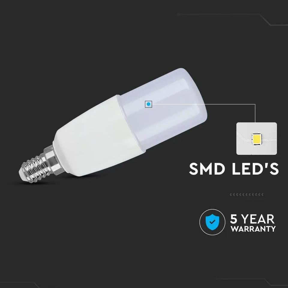 LED LAMPADINA SAMSUNG CHIP 8W   E14 T37 PLASTICA 6500K