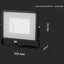 50W LED PROIETTORE SMD SAMSUNG CHIP CORPO NERO 4000K
