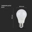 LED LAMPADINA 10.5W E27 A60 THERMOPLASTICA 6500K 3PCS/PACK