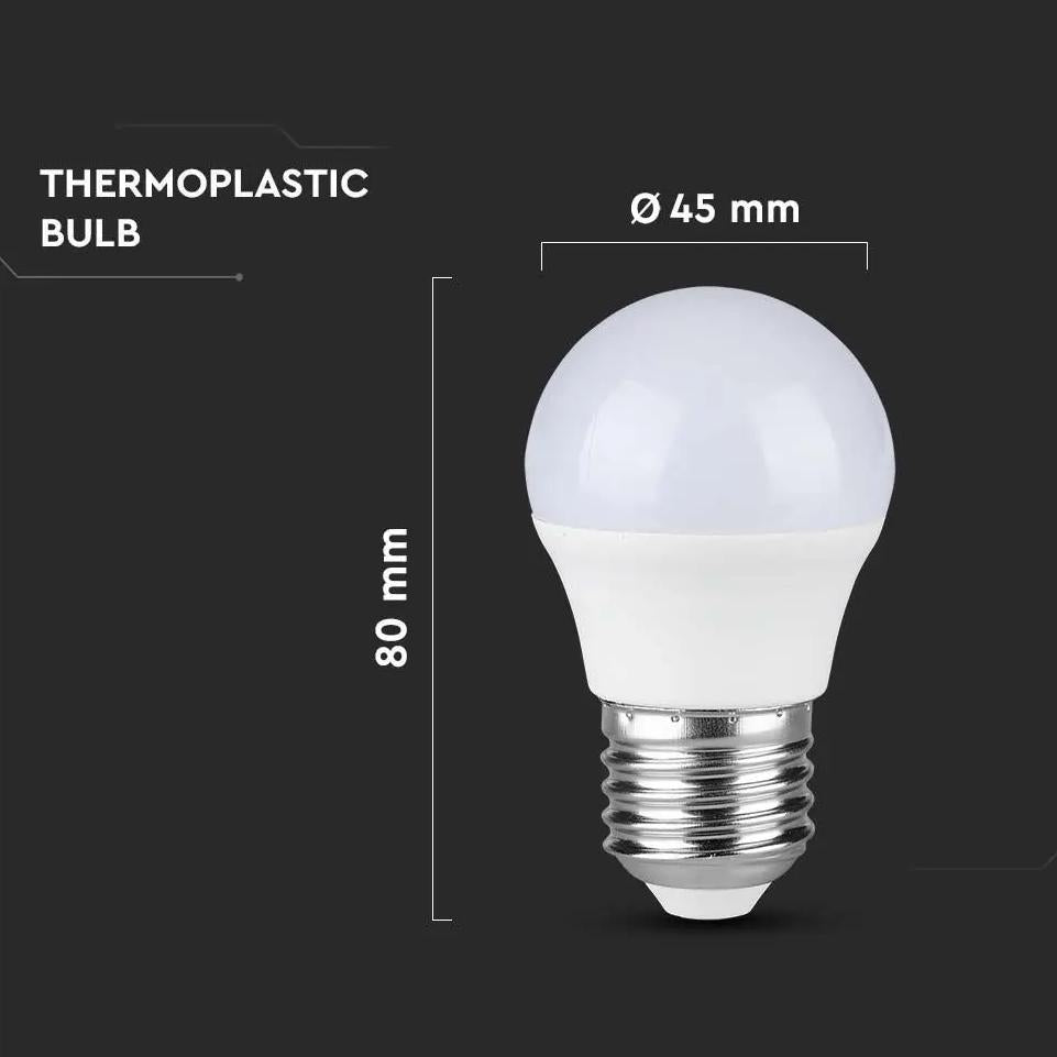 LED LAMPADINA 4.5W E27 G45 3000K 3PCS/PACK